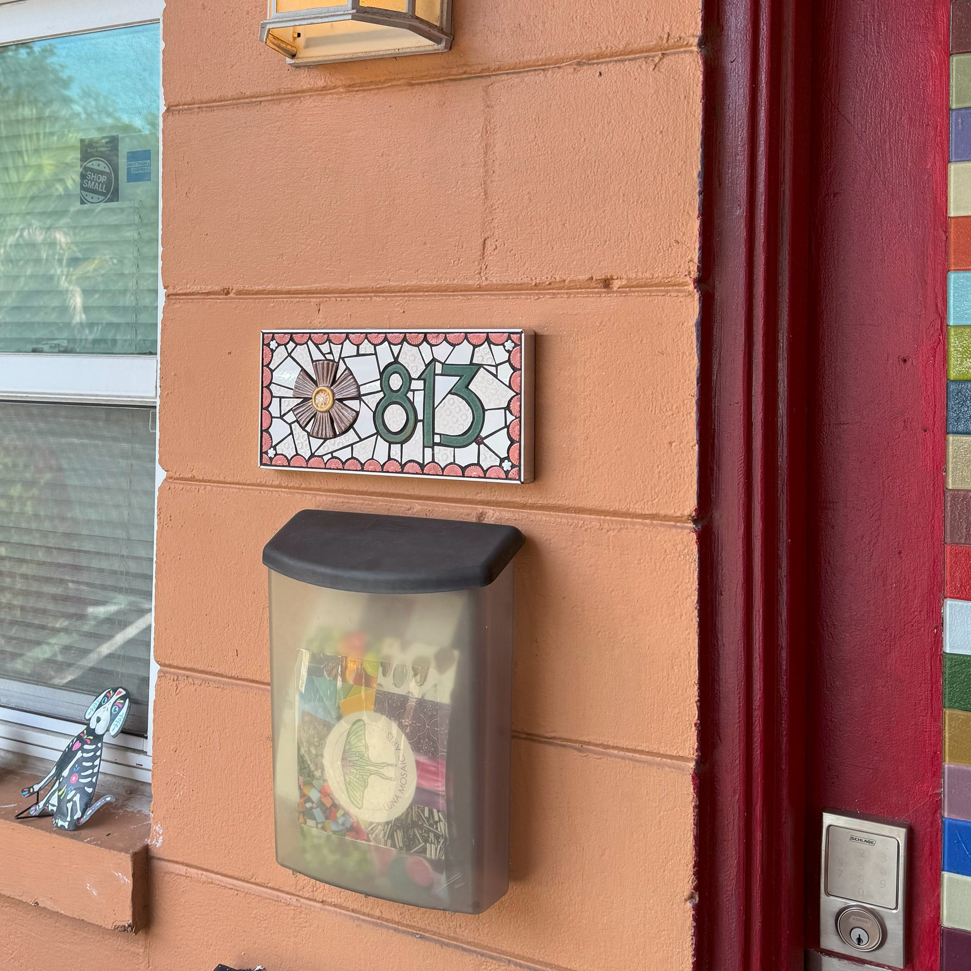 Mosaic Address Sign and handmade Tiles with Cherie Bosela -4-day July 12-13 & 19-20, 2025