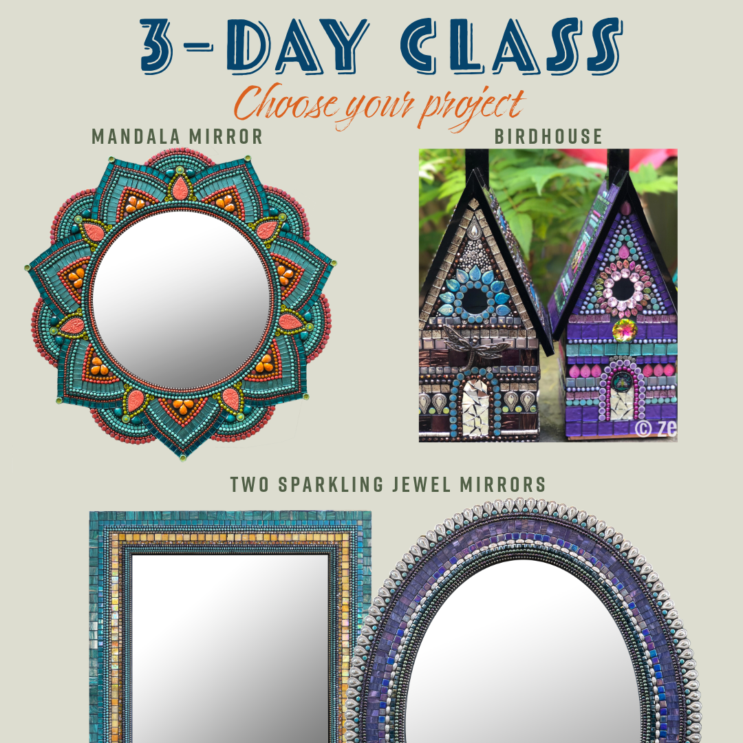 Balance Due - 3-Day Choose your Mosaic Project with Angie Heinrich - Jan. 24-26, 2025