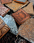 Metallics - Handmade Ceramic Tile Scraps