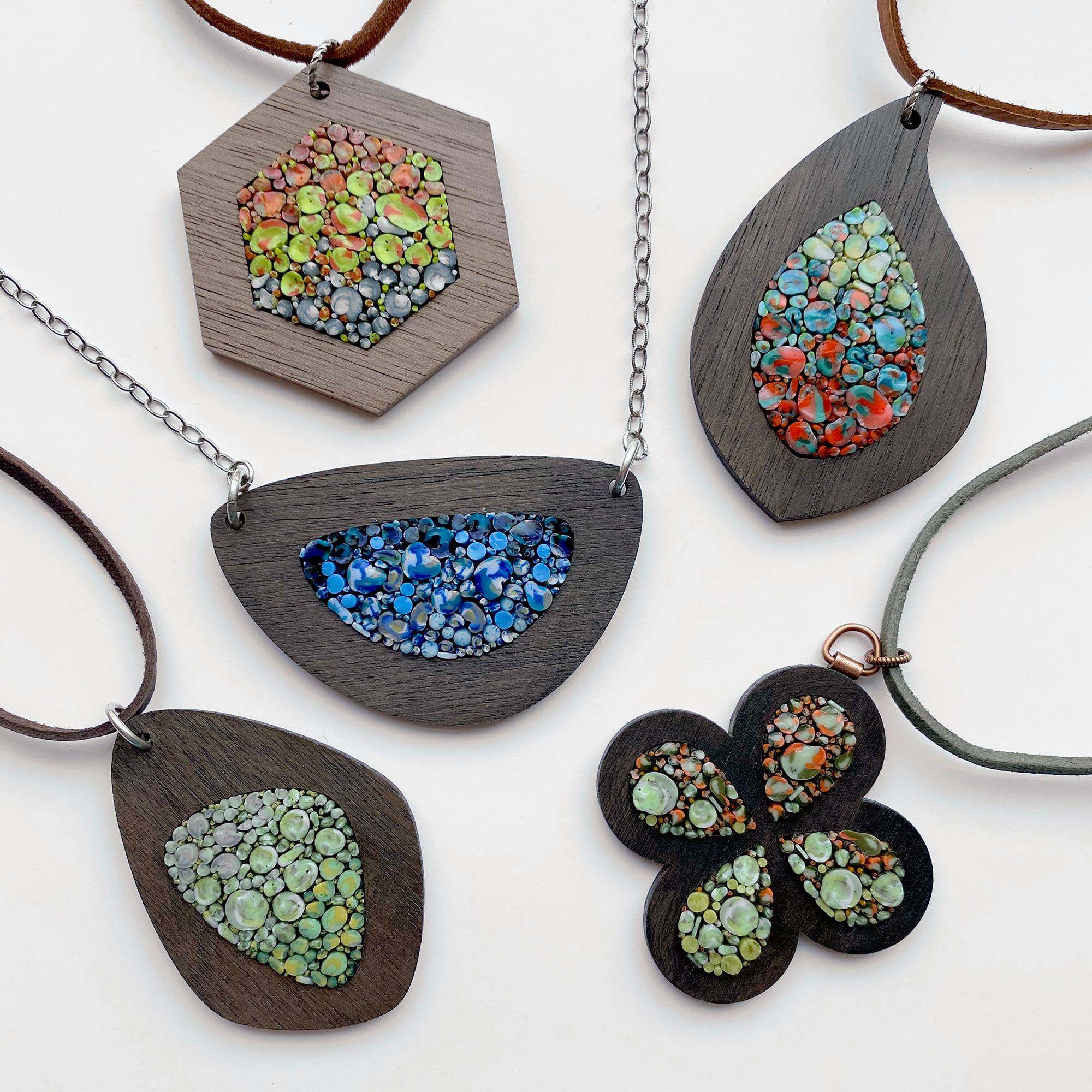 Walnut Micro Mosaic Pendant Workshop with Donna Van Hooser - Oct. 25, 2025