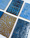 Blues - Handmade Ceramic Tile Scraps