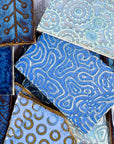 Blues - Handmade Ceramic Tile Scraps