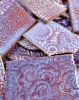 Purples - Handmade Ceramic Tile Scraps
