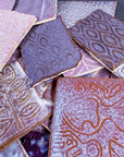 Purples - Handmade Ceramic Tile Scraps