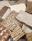 Creams and tans - Handmade Ceramic Tile Scraps