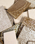 Creams and tans - Handmade Ceramic Tile Scraps