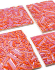 ABCs Magenta - 2x3in Handmade Ceramic Tiles