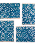 Teal Moroccan - 2x3in Handmade Ceramic Tiles