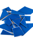 Pre-Cut Tile Scraps - Glossy Blue