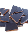 Pre-Cut Tile Scraps - Matte Midnight Blue