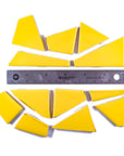 Pre-Cut Tile Scraps - Glossy Yellow
