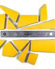 Pre-Cut Tile Scraps - Matte Yellow