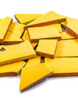 Pre-Cut Tile Scraps - Matte Yellow