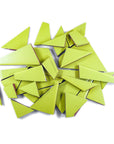 Pre-Cut Tile Scraps - Matte Bright Lime Green
