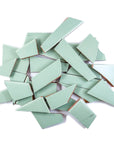 Pre-Cut Tile Scraps - Matte Mint Green