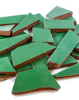 Pre-Cut Tile Scraps - Matte Green