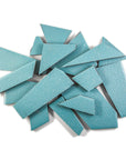 Pre-Cut Tile Scraps - Matte Sand Light Turquoise