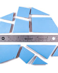 Pre-Cut Tile Scraps - Matte Sand Sky Blue