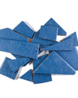 Pre-Cut Tile Scraps - Matte Sand Medium Blue