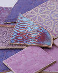 Purples - Handmade Ceramic Tile Scraps