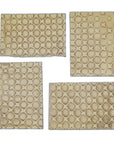 Pillow Cushion - 2x3in Handmade Ceramic Tiles