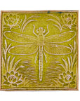 Dragonfly - Insect Tile - Handmade Ceramic tiles