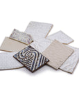 Creams and tans - Handmade Ceramic Tile Scraps