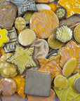 Yellow Grab Bag - Handmade Ceramic tiles