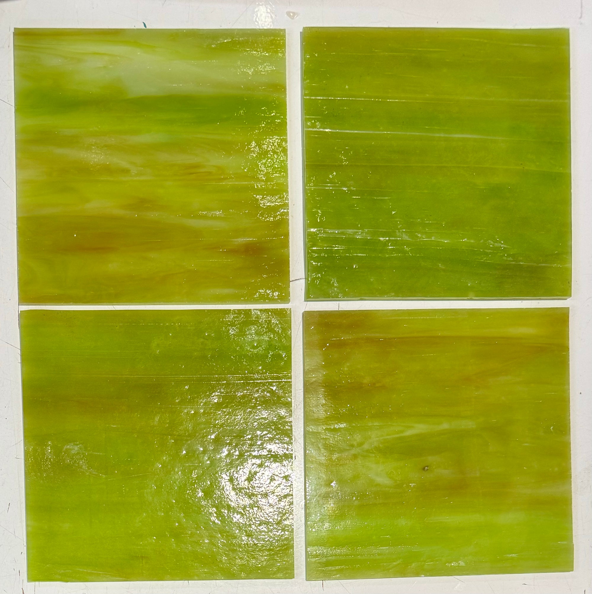 Medium Amber/ Lime Green / Opal