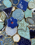 Blue Grab Bag - Handmade Ceramic tiles