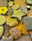 Yellow Grab Bag - Handmade Ceramic tiles