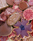Pink Grab Bag - Handmade Ceramic tiles