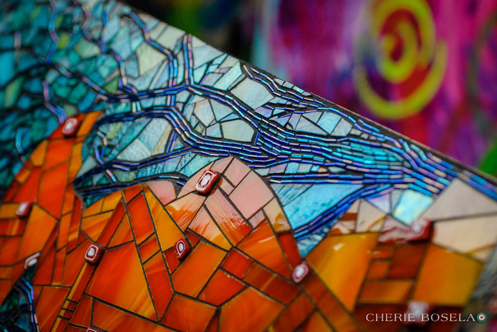 Sitting, Waiting, Wishing - Mosaic Fine Art