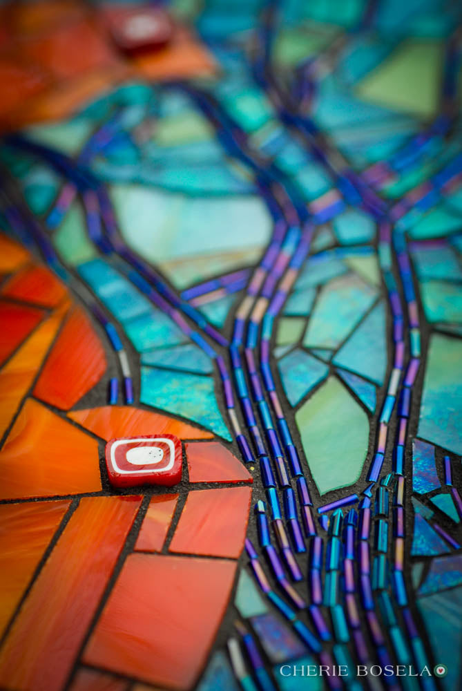 Sitting, Waiting, Wishing - Mosaic Fine Art