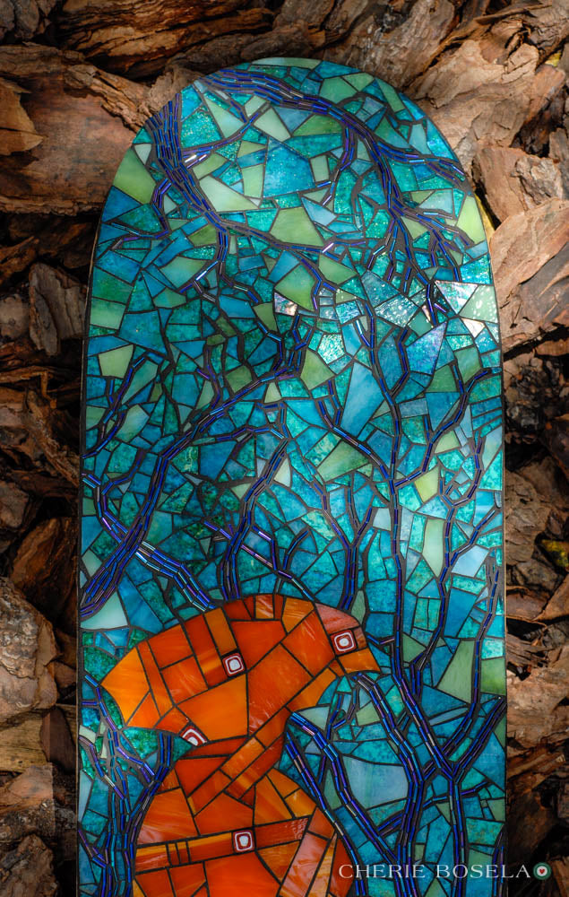 Sitting, Waiting, Wishing - Mosaic Fine Art