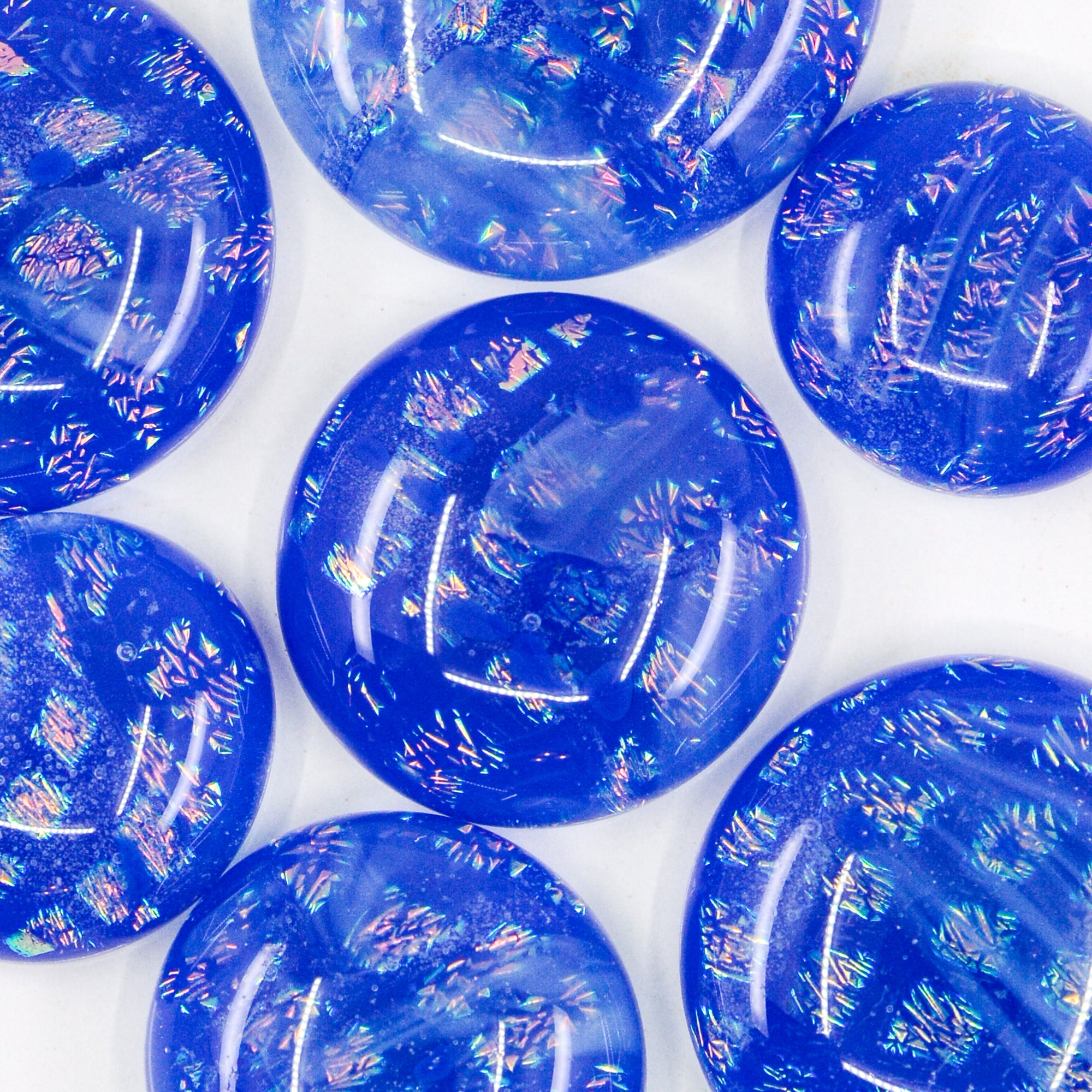 Dichroic Frit Balls - Cobalt Blue