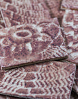 Brown & Cream Lace - 2x3in Handmade Ceramic Tiles