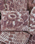 Brown & Cream Lace - 2x3in Handmade Ceramic Tiles
