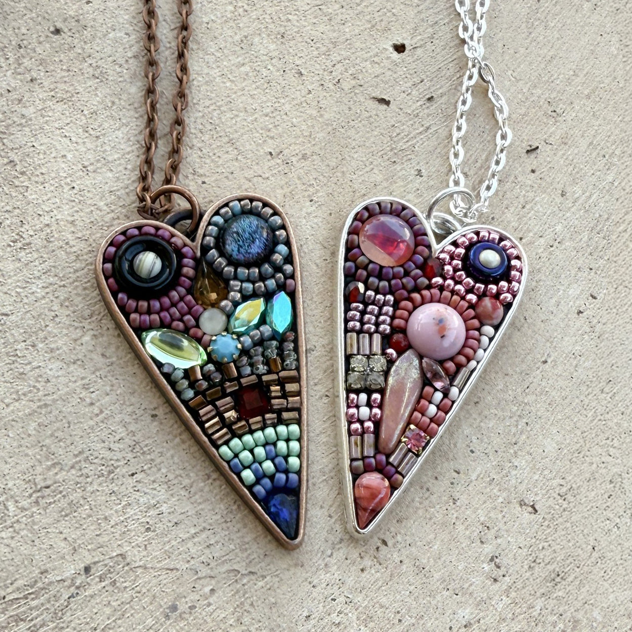 Beads & More Mosaic Heart Pendants with Donna Van Hooser - Feb. 8, 2025