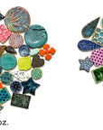 Misfit Grab Bag - Handmade Ceramic tiles