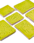 Child's Play Lime Green - Handmade Ceramic tiles