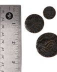 Glittery Black Plus Signs  - Handmade Ceramic tiles