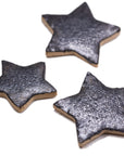 Silver Metallic Stars - Handmade Ceramic tiles