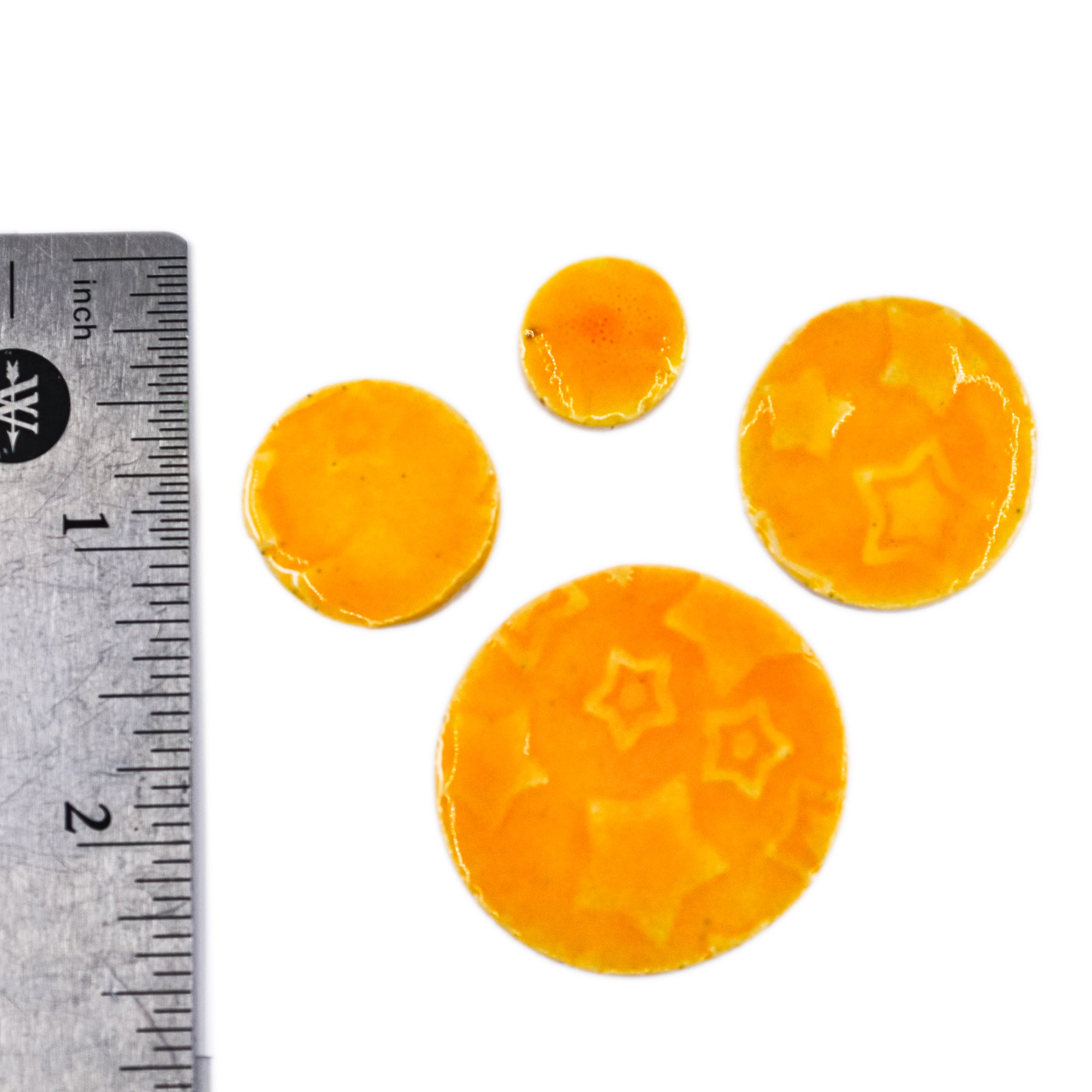 Yellow Stars- Handmade Ceramic tiles