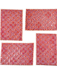 Magenta design - 2x3in Handmade Ceramic Tiles