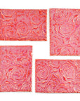 Hot Pink Roses - 2x3in Handmade Ceramic Tiles
