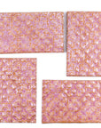 Rosey design - 2x3in Handmade Ceramic Tiles