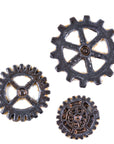 Metallic Gears - Handmade Ceramic tiles