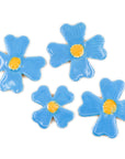 Blue Flowers - Handmade Ceramic tiles