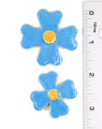 Blue Flowers - Handmade Ceramic tiles